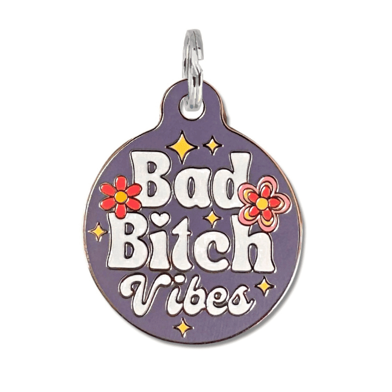 Obesek za psa Bad Bitch Vibes