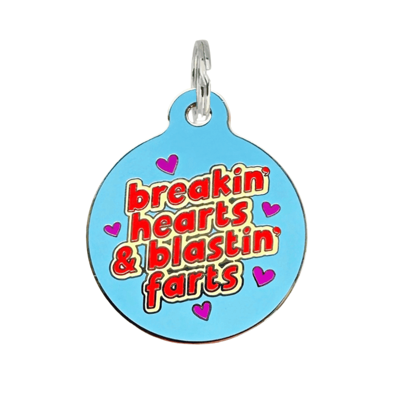 Obesek za psa Breakin' Hearts & Blastin' farts