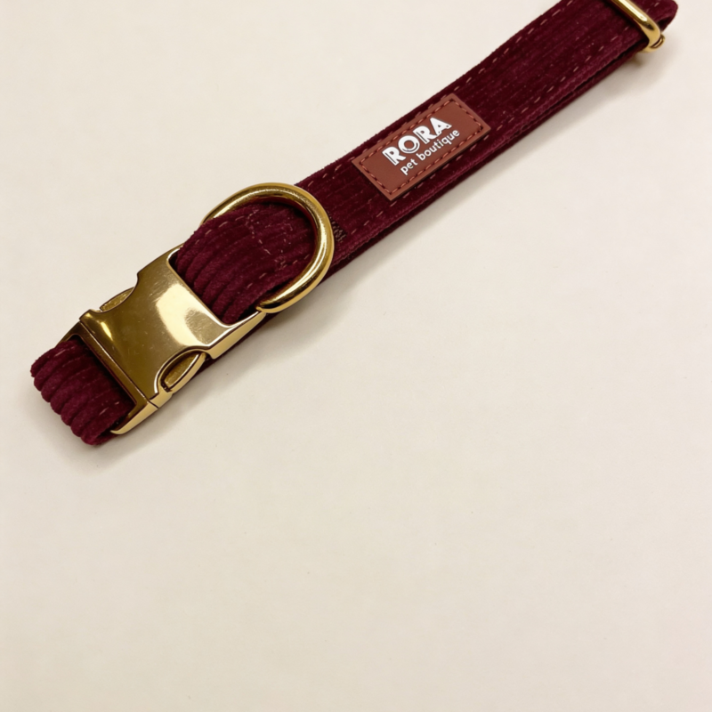 Ovratnica Luxury Burgundy Elegance